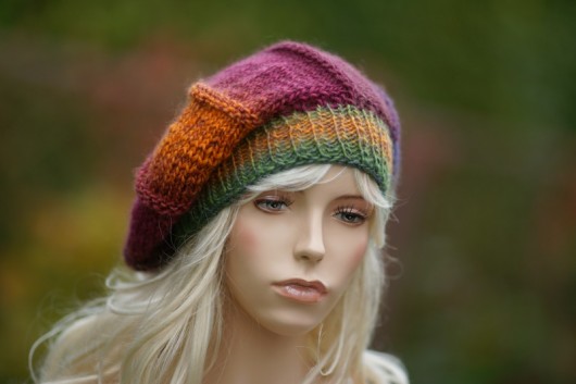 Beret wełniany  &quot; INCA &quot; HERBE DESIGN