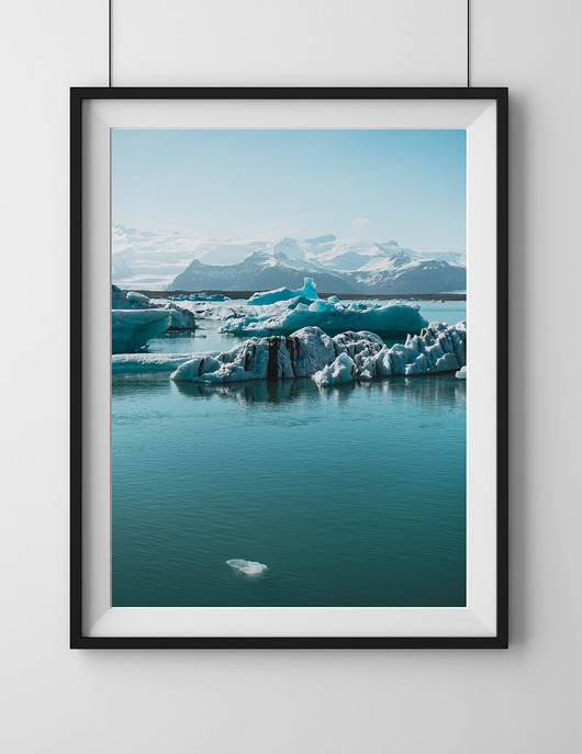 plakaty Plakat Laguna lodowcowa, Islandia