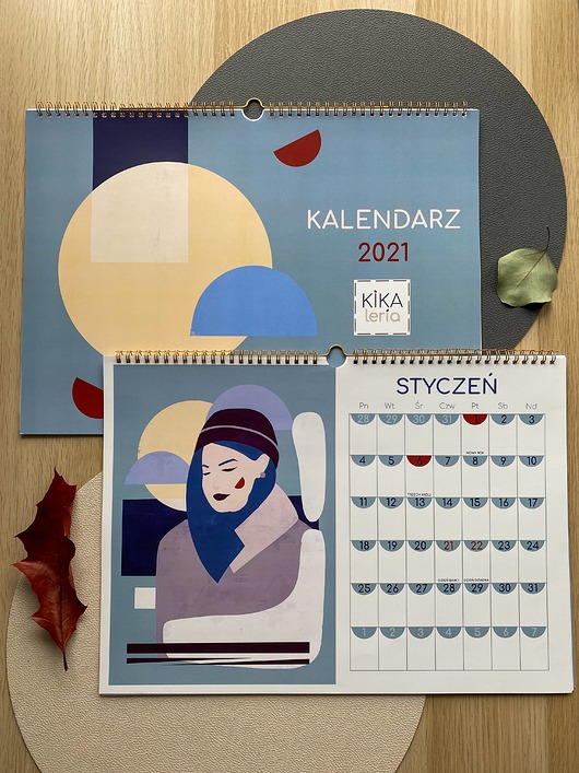 kalendarze i plannery Kalendarz/ planer 2021 Motyw Kobiety