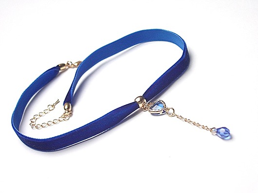 Choker - cobalt /09-01-2017/ KiKa pracownia