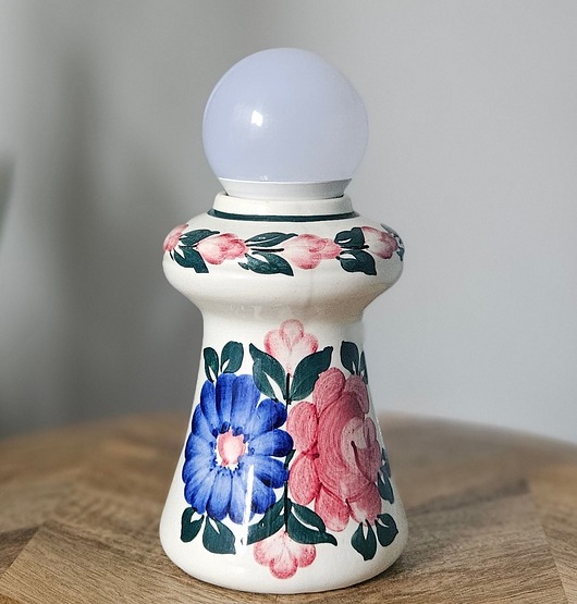 lampy stołowe Lampa ceramiczna Koło