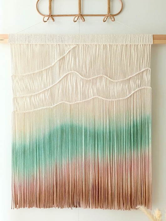 makramy Barwiona makrama LEGGERA