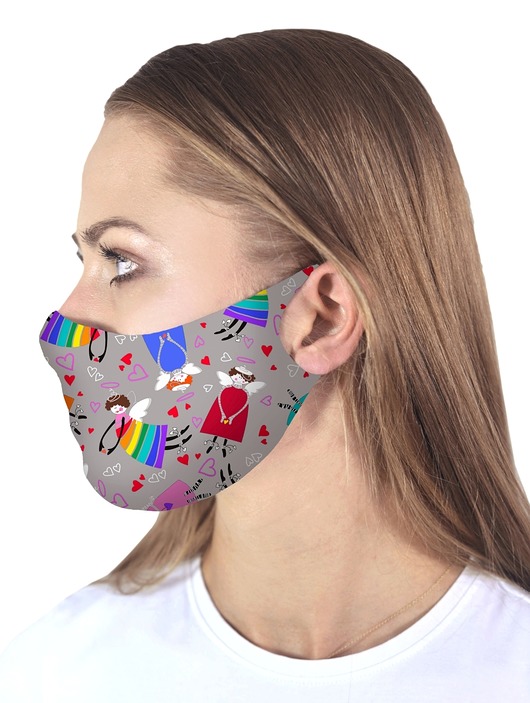 Maseczka ochronna Świąteczna Aniołki Pride SunloversSunglasses