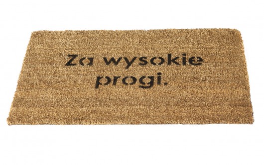 Wycieraczka wejściowa  - Za wysokie progi Wycie Raczka