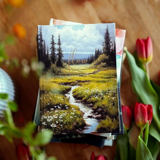 notatniki i albumy Notes A5 FLOW Strumień Świadomości