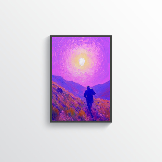plakaty Plakat - Purpurowe sny
