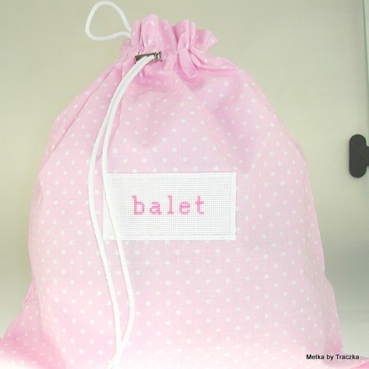 torba na balet - pink metka by traczka