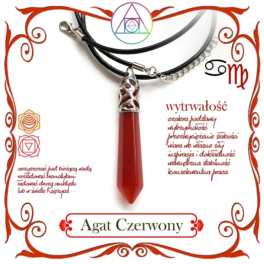 AGAT CZERWONY obelisk KEIT