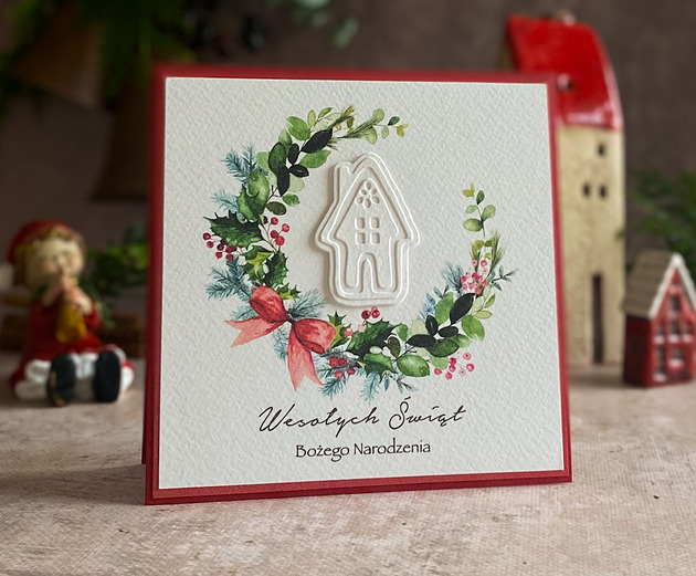 kartki świąteczne Personalizowana kartka na Boże Narodzenie, BN 20C