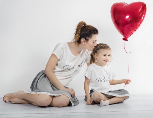 Zestaw 2 t-shirtów Girls rule Mum and Daughter