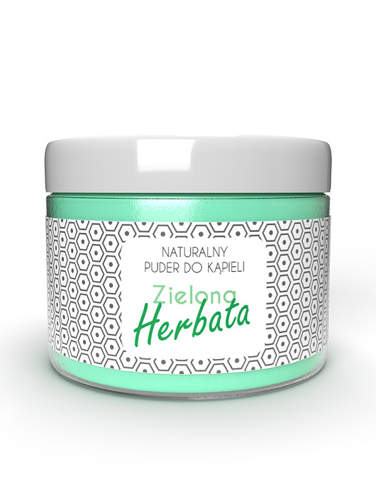 produkty do kąpieli Naturalny puder do kąpieli - zielona herbata 650g