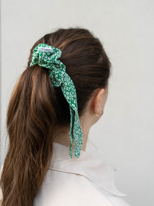 gumki do włosów Scrunchie/frotka ZIELEŃ
