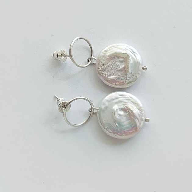 kolczyki z kamieniami Kolczyki OKRĄG