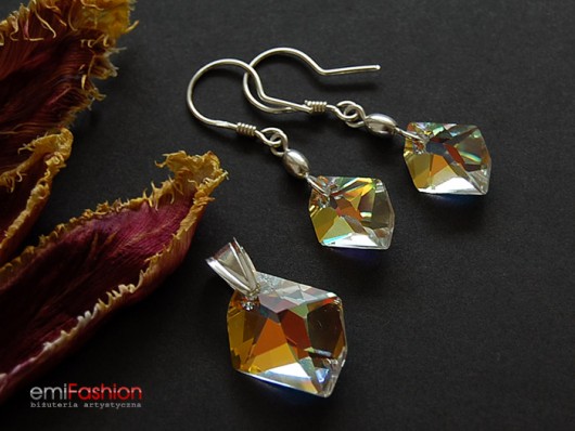 kryształ Swarovski Crystal AB w srebrze MAREMI Jewelry
