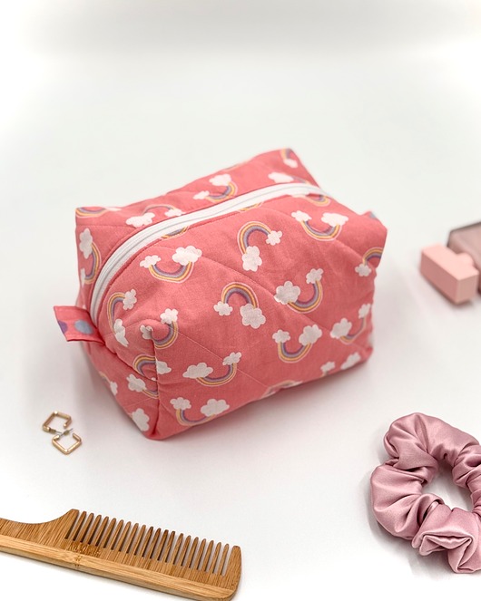 kosmetyczki Kosmetyczka kostka Tęcze