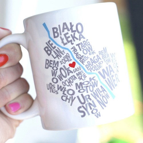Kubeczek Warszawski szary ONE MUG A DAY