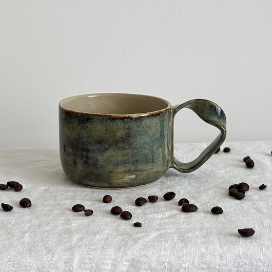 kubki Kubek Ceramiczny 250ml - Leśna zieleń