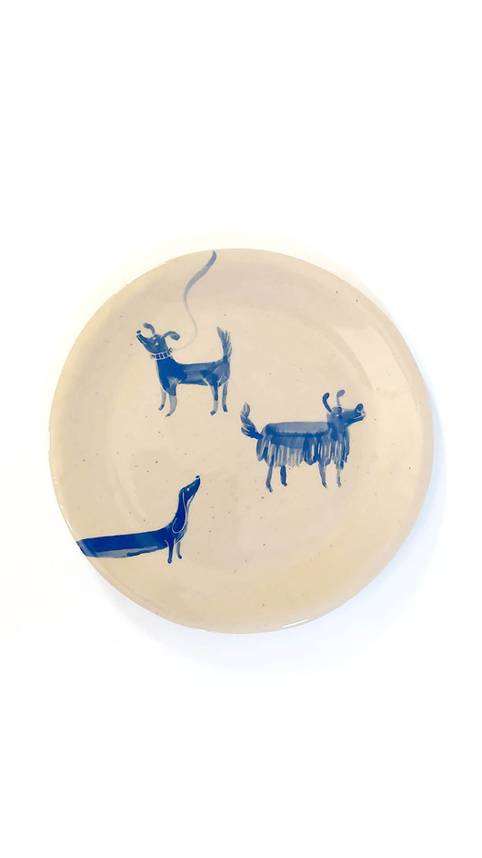 patery i talerze Talerz - pieski No_2