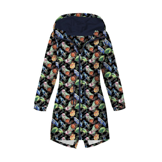 kurtki damskie Kurtka parka damska -  PAWIE PIÓRKA