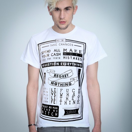 T-SHIRT PORN CORN Regret Nothing Spring NOH8 SYNDICATE