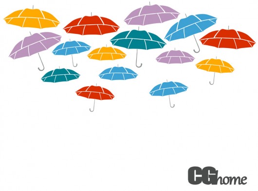 PARASOLKI 15 sztuk CGHOME decal Cghome