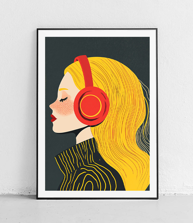 plakaty Plakat Muzyka we krwi