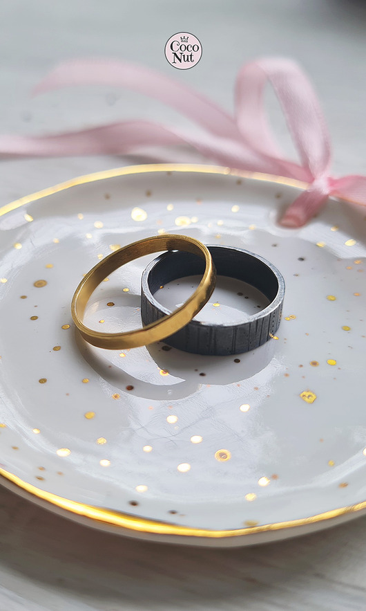 obrączki ślubne Obrączki BEAUTY AND THE BEAST srebro i mosiądz