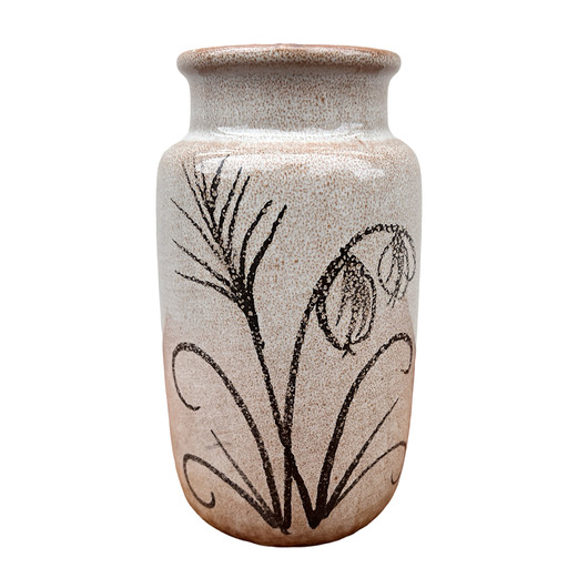 wazony Ceramiczny wazon New Look Scheurich, Niemcy lata 70.
