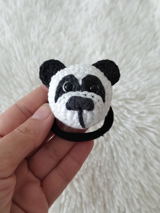 ozdoby do włosów dla dzieci Gumka do włosów panda