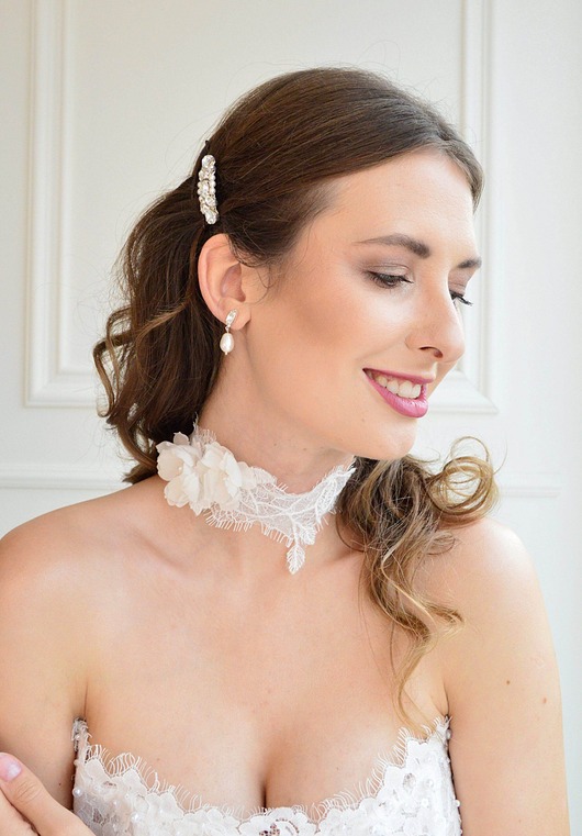 Biżuteria ślubna Choker Flora