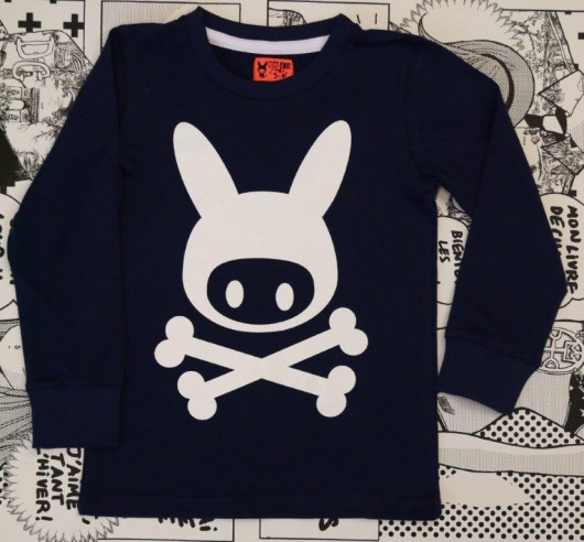 CAPTAINE NAVY longsleeve Zombie Dash