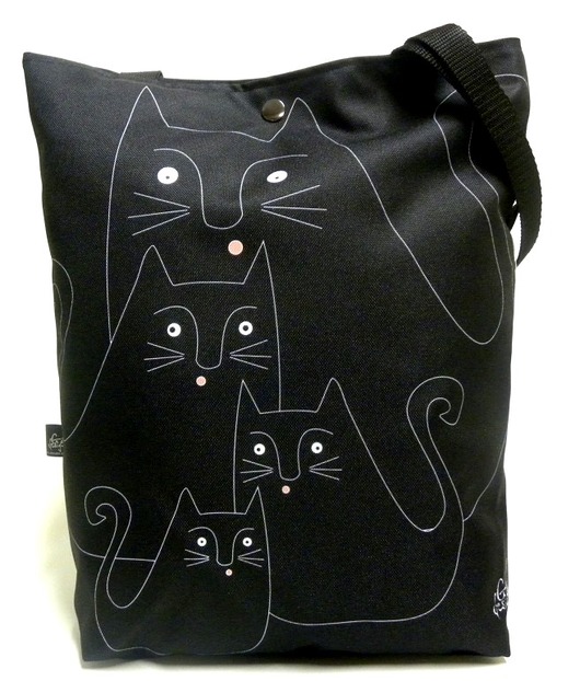 Duża torba z kotami Gaul Designs
