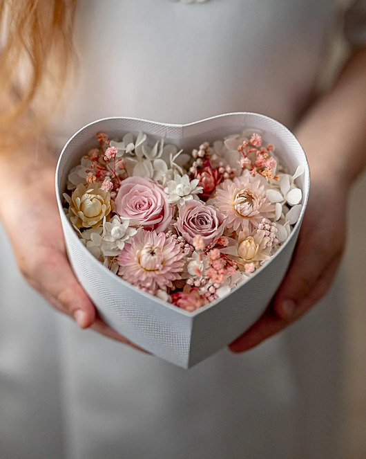 dodatki - różne Mały flower box serce  