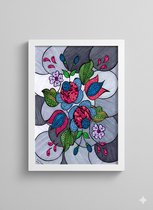 grafiki i ilustracje 42. FOLK- rysunek, plakat.