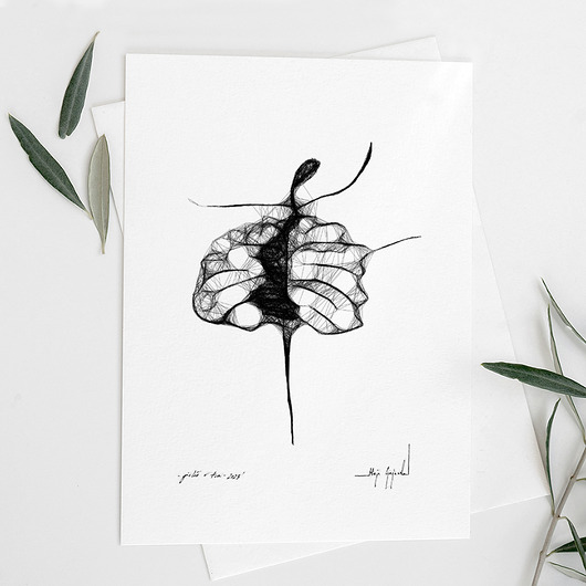 grafiki i ilustracje Autorska grafika (tancerka) - nr 63