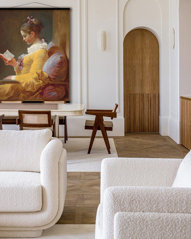 grafiki i ilustracje Duży obraz na płótnie - Dziewczyna Czytająca - Jean-Honor Fragonard