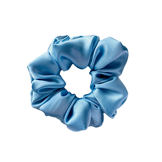 gumki do włosów Satynowa gumka do włosów scrunchie Błękit RÓŻNE MODELE