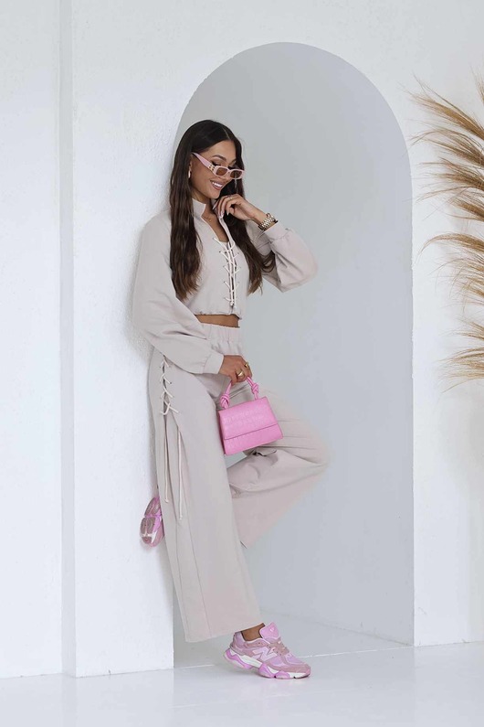 komplety damskie Komplet bawełniany- wiązania