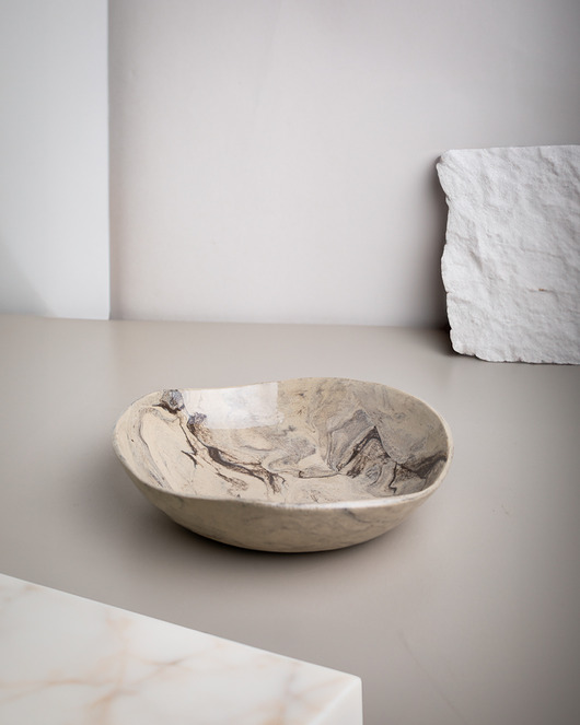 miski i misy Marmurkowa ceramiczna misa