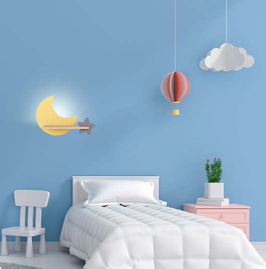 lampy do pokoju dziecka Kinkiet LED 5W dla dziecka żółty