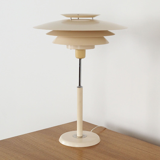 lampy stołowe Lampa biurkowa, duński design, lata 70, produkcja: Dania