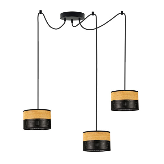 lampy wiszące Elegancki żyrandol pająk do salonu z kloszami WAIKIKI W3 DUAL