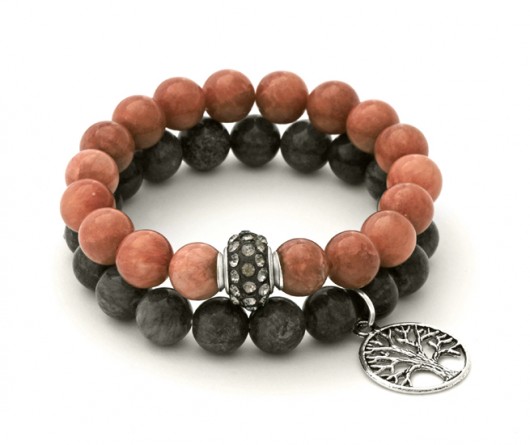 Grey & brown jade set. Lavoga