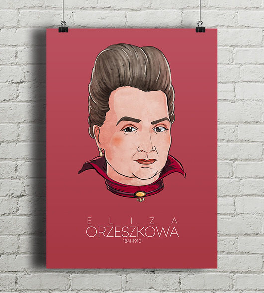 Plakat Eliza Orzeszkowa  minimalmill