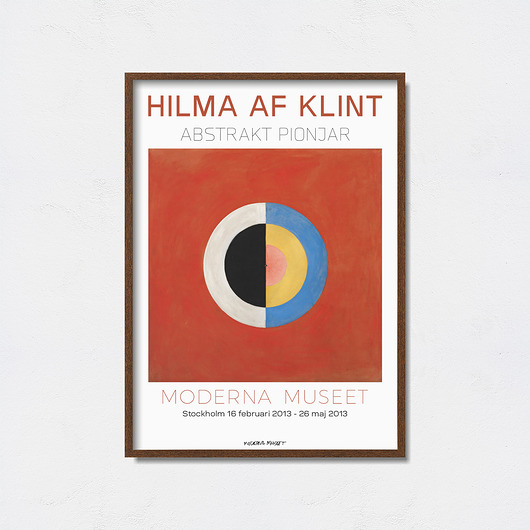 Hilma Af Klint plakat do wystawy Pas De LArt