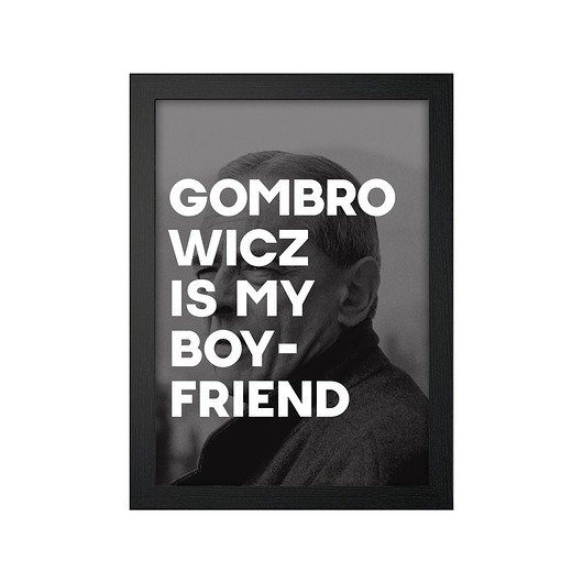 plakaty Plakat Gombrowicz is my Boyfriend