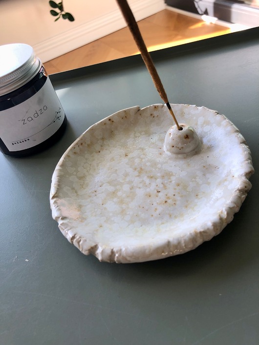 Podstawki pod kadzidełka Ceramiczna podstawka pod kadzidełko