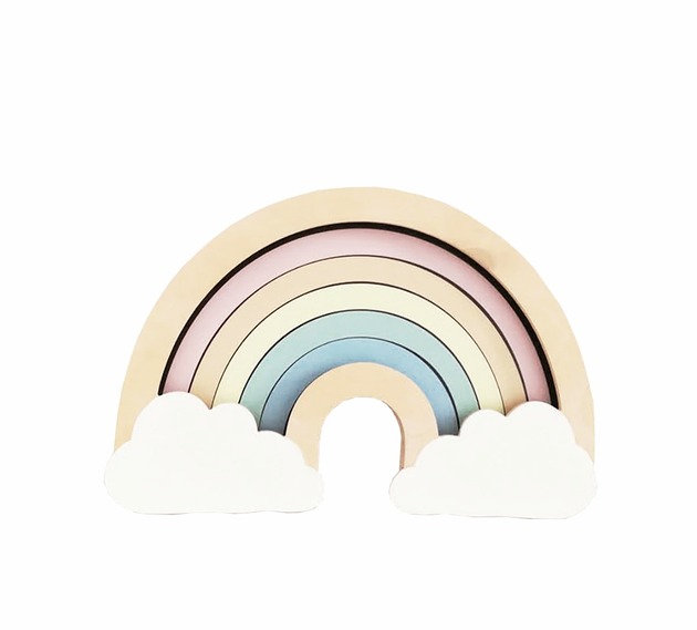 lampy do pokoju dziecka Lampka ścienna Unky - TĘCZA