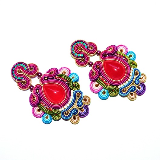 kolczyki soutache Sutaszowe kolczyki WESTGATE _ EXPRESS