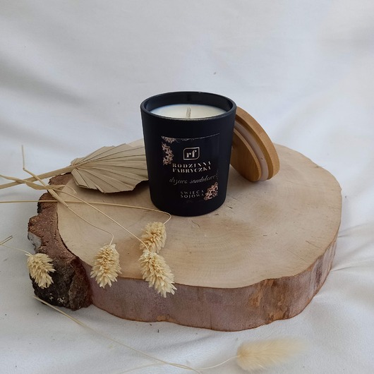 świeczniki i świece Świeca sojowa drzewo sandałowe premium